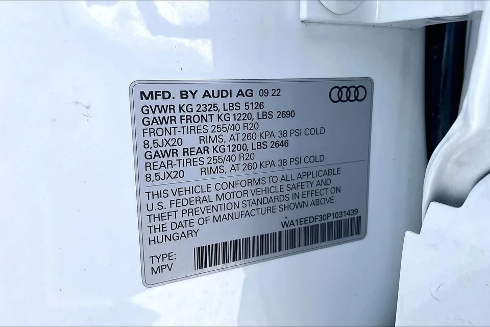2023 Audi F3 Q3 - Image 18 of 20