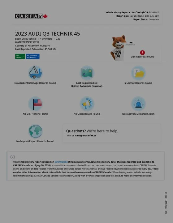 2023 Audi F3 Q3 - Image 2 of 13