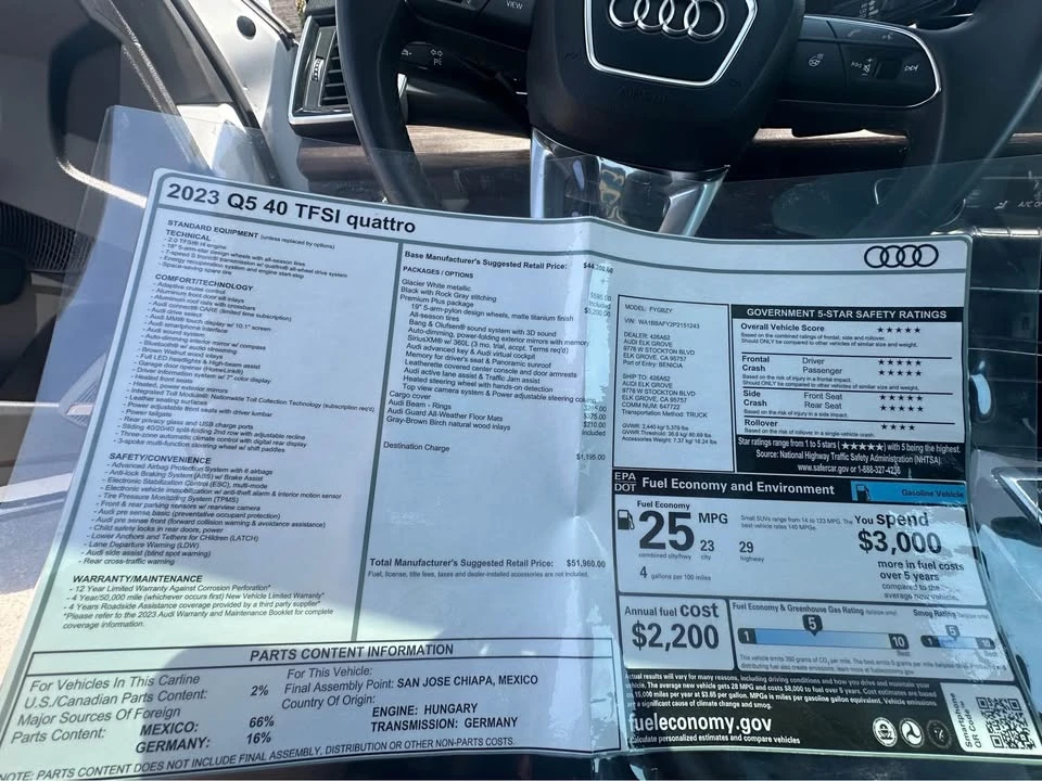 2023 Audi FY Q5 - Image 14 of 15