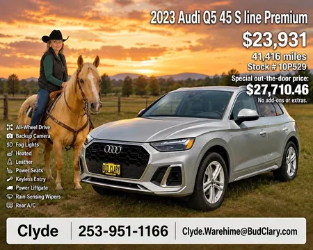 2023 Audi Q5 Sportback 45 TFSI Premium Sport Utility 4D