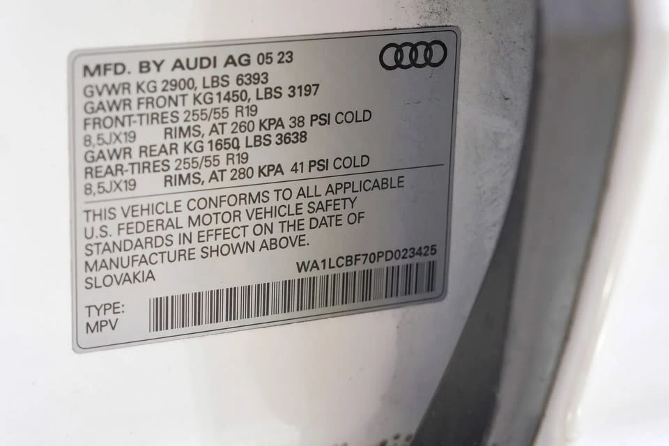 2023 Audi 4M Q7 - Image 8 of 20