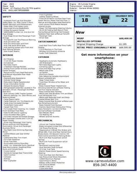 2023 Audi 4M Q7 - Image 12 of 12