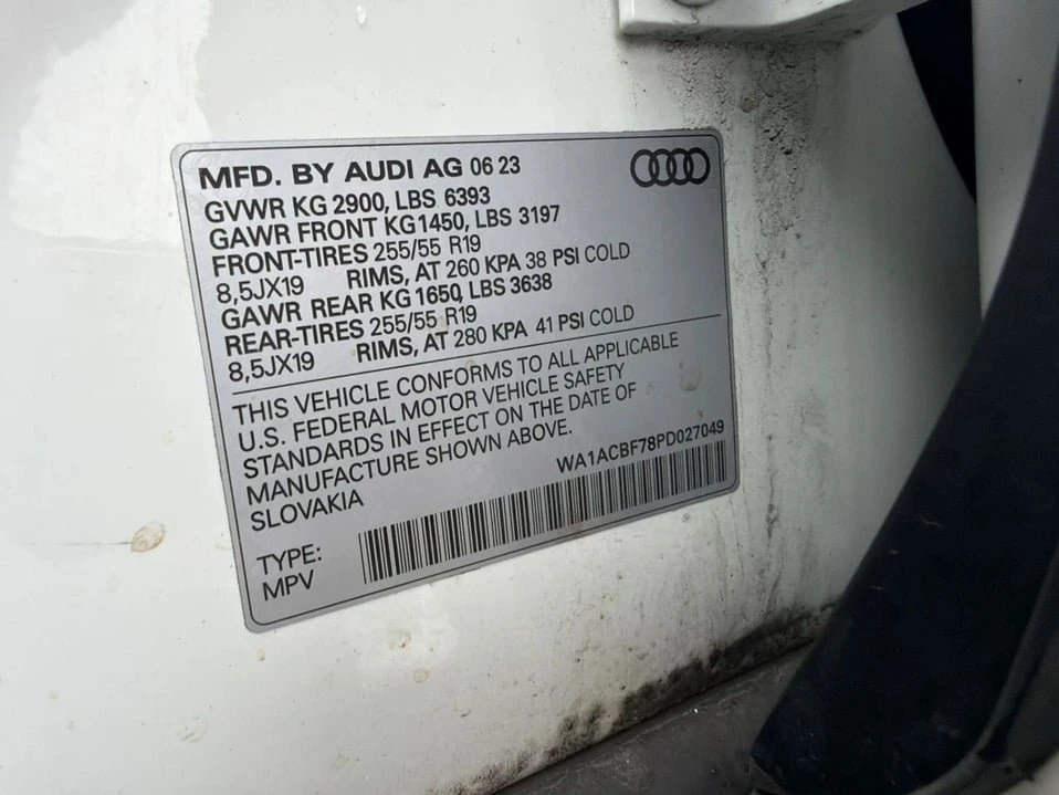 2023 Audi 4M Q7 - Image 20 of 20