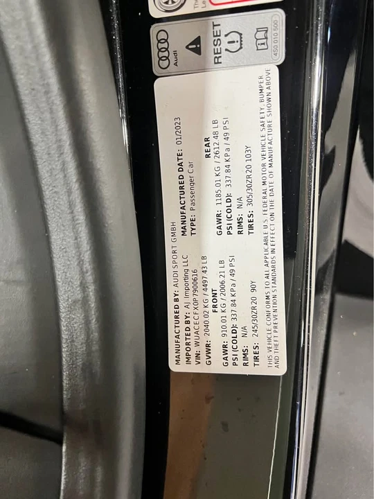 2023 Audi 4S R8 - Image 7 of 8