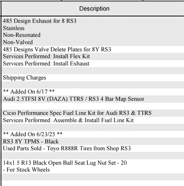 2023 Audi 8Y RS3 - Image 2 of 8