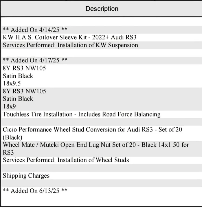 2023 Audi 8Y RS3 - Image 3 of 8