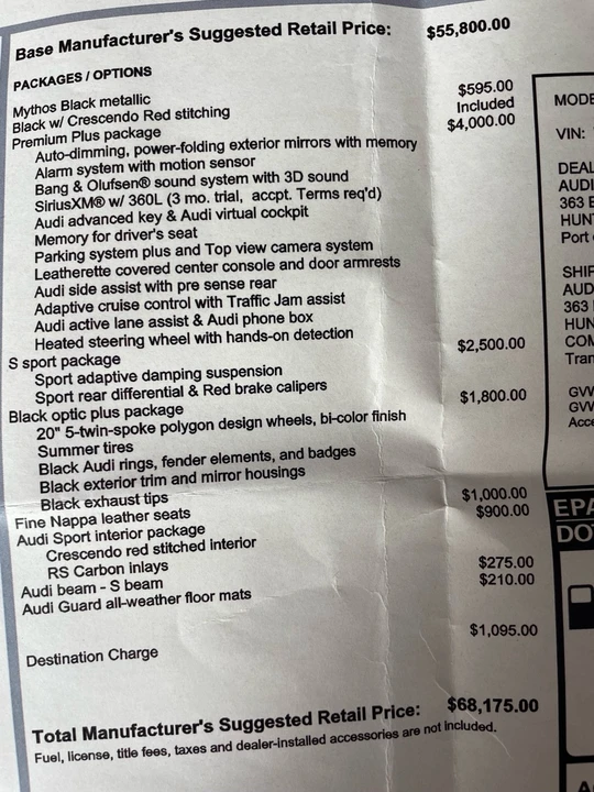 2023 Audi B9 S5 - Image 20 of 21