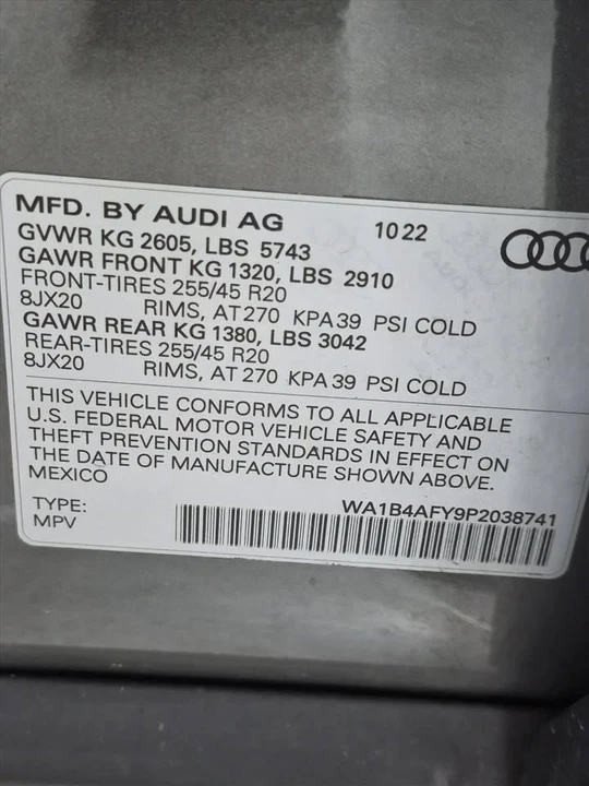 2023 Audi FY SQ5 - Image 16 of 17