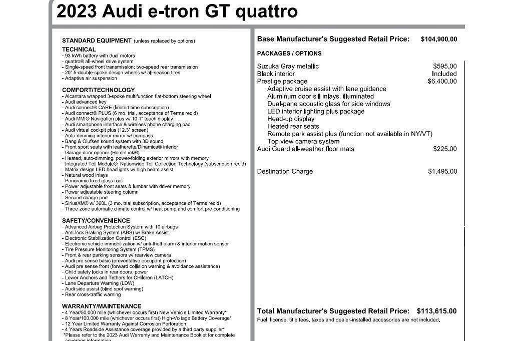 2023 Audi e-tron GT - Image 17 of 17