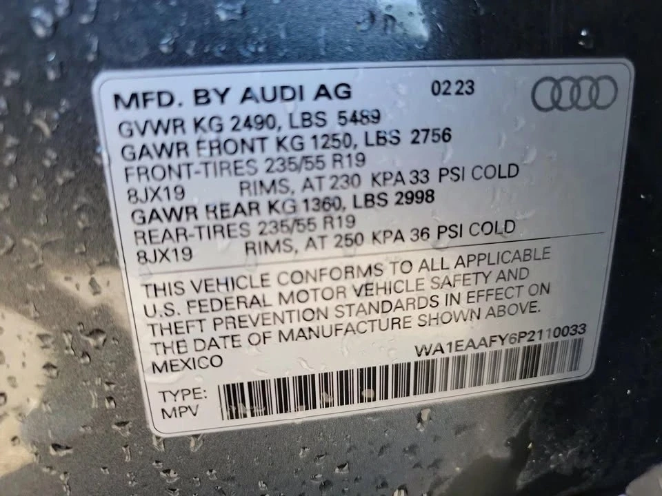 2023 Audi FY Q5 - Image 18 of 18