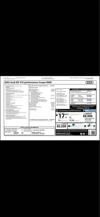 2023 Audi 4S R8 - Image 15 of 15