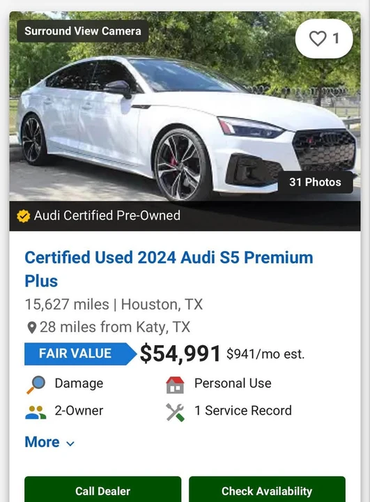 2023 Audi B9 S5 - Image 9 of 10