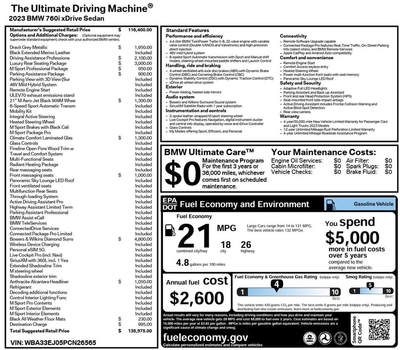 2023 BMW G70 7 Series - Image 17 of 17