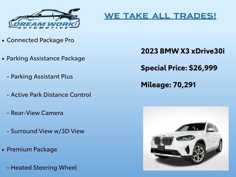 2023 BMW G01 X3 - Image 2 of 20