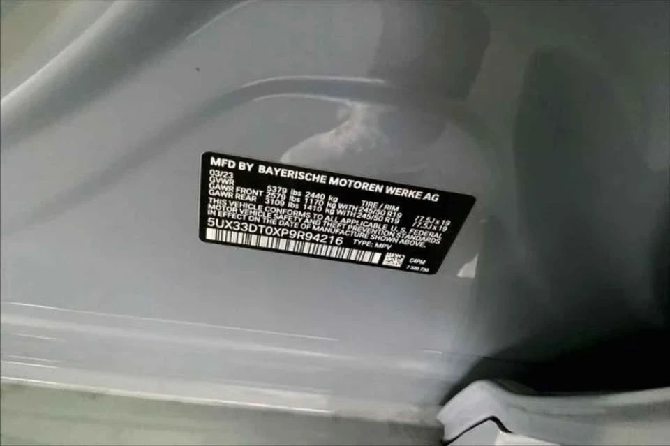 2023 BMW G02 X4 - Image 13 of 14