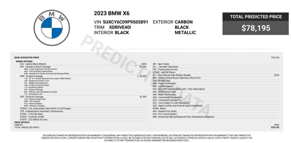 2023 BMW G06 X6 - Image 2 of 18