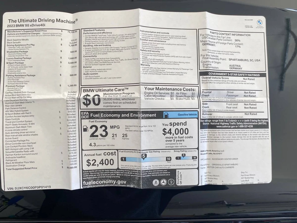 2023 BMW G06 X6 - Image 12 of 12