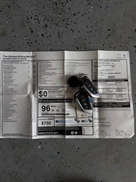 2023 BMW G26 i4 M50 - Image 19 of 20