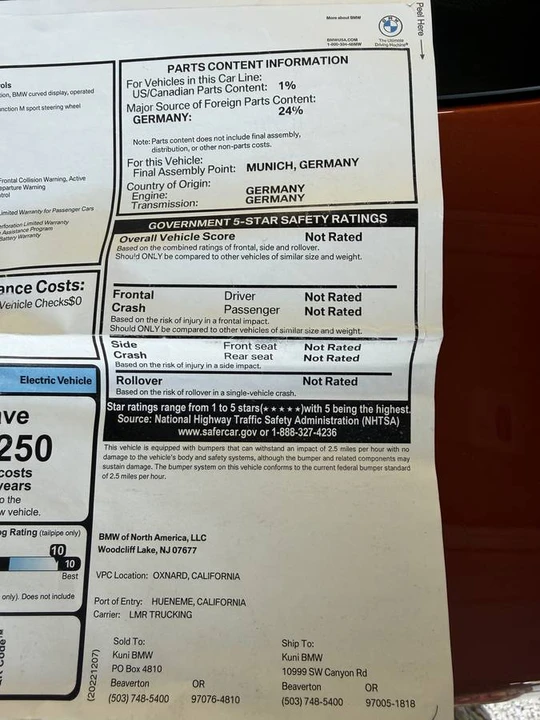 2023 BMW G26 i4 M50 - Image 14 of 14