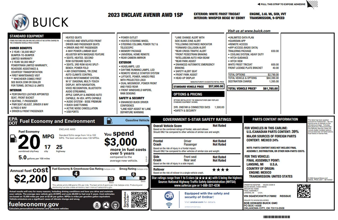 2023 Buick Enclave - Image 10 of 21