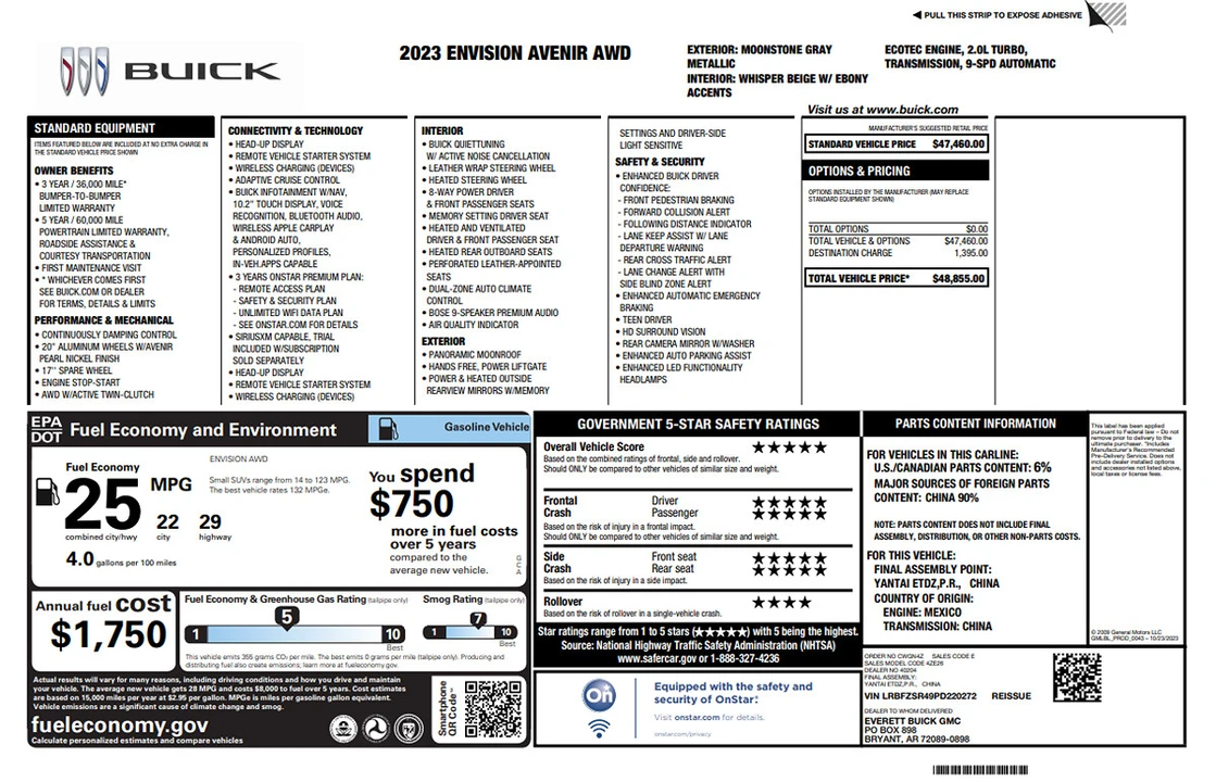 2023 Buick Envision - Image 10 of 21