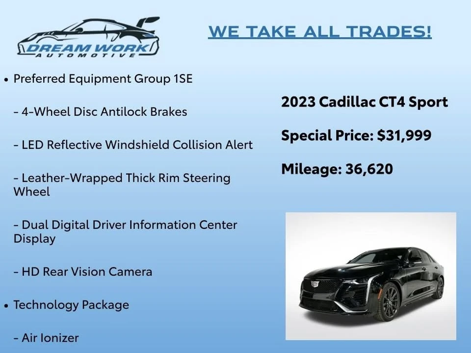 2023 Cadillac CT4 - Image 2 of 20