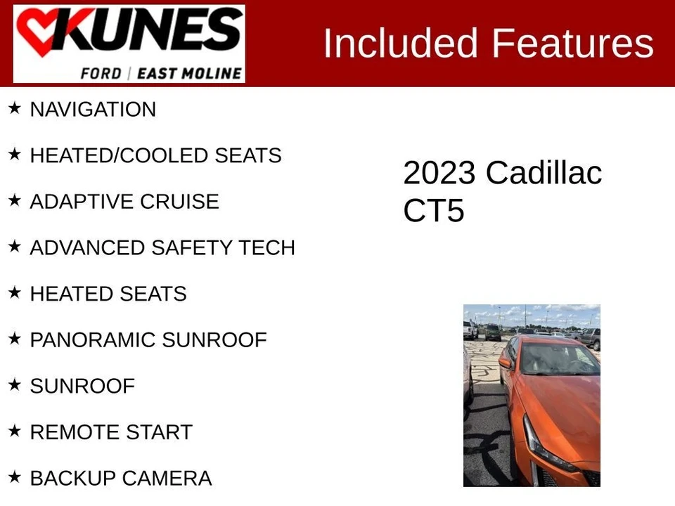 2023 Cadillac CT5 - Image 2 of 2