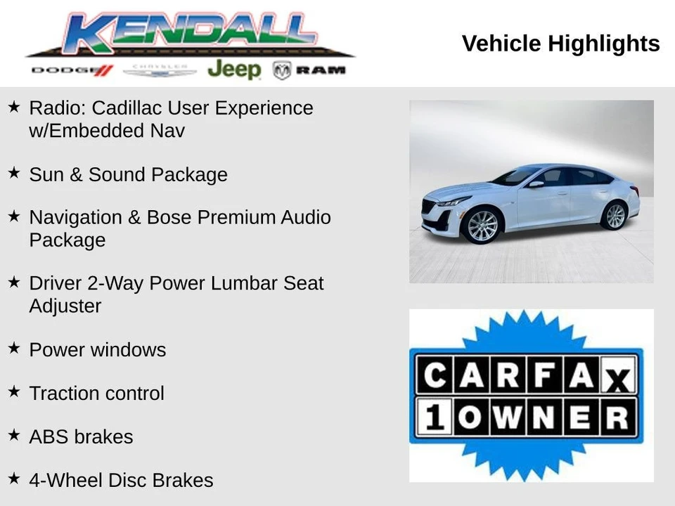 2023 Cadillac CT5 - Image 3 of 12