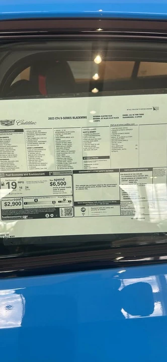 2023 Cadillac CT4-V Blackwing - Image 3 of 6