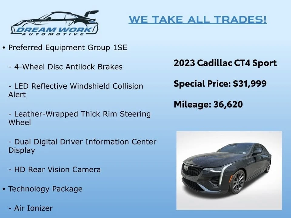 2023 Cadillac CT4 - Image 2 of 17
