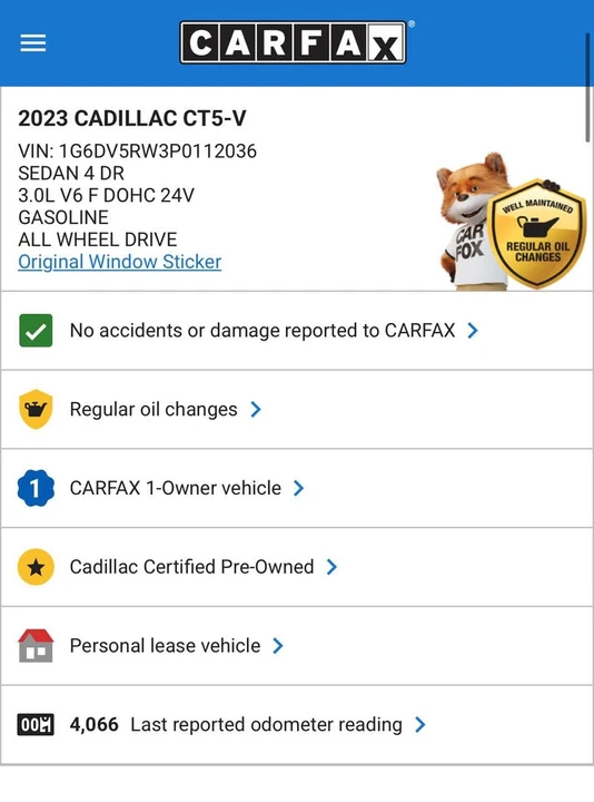 2023 Cadillac CT5-V - Image 16 of 17