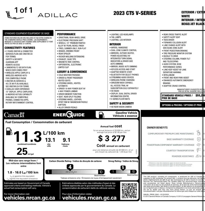 2023 Cadillac CT5-V - Image 13 of 14