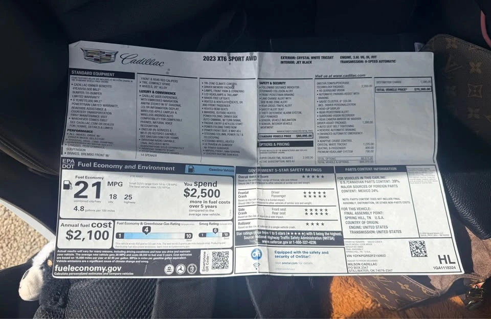 2023 Cadillac XT6 - Image 14 of 14