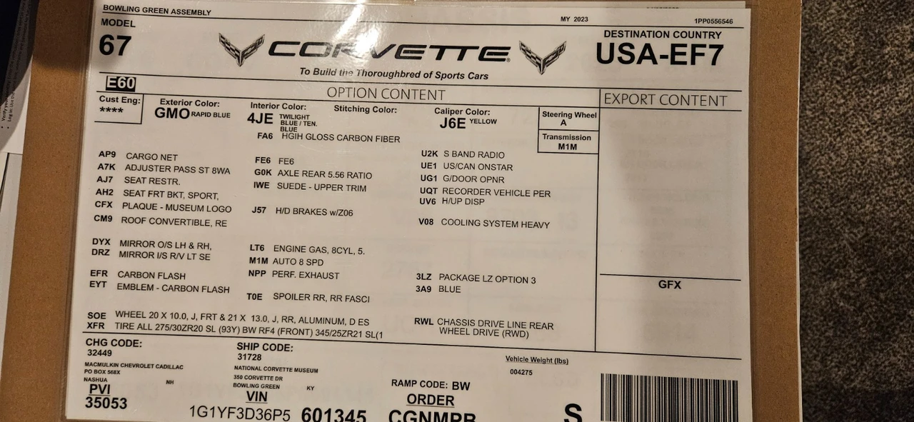 2023 Chevrolet Corvette C8 - Image 16 of 19