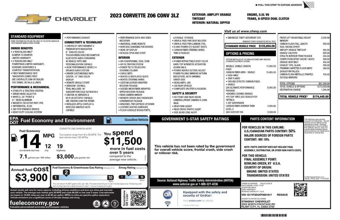 2023 Chevrolet Corvette - Image 2 of 31