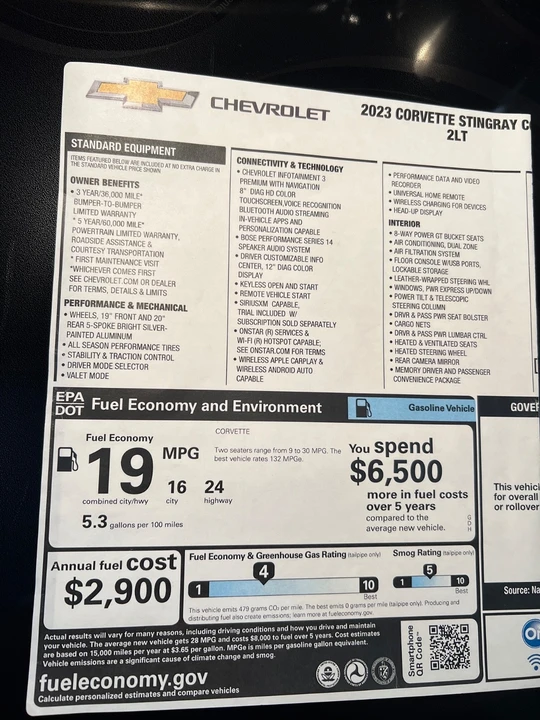 2023 Chevrolet Corvette C8 - Image 2 of 12