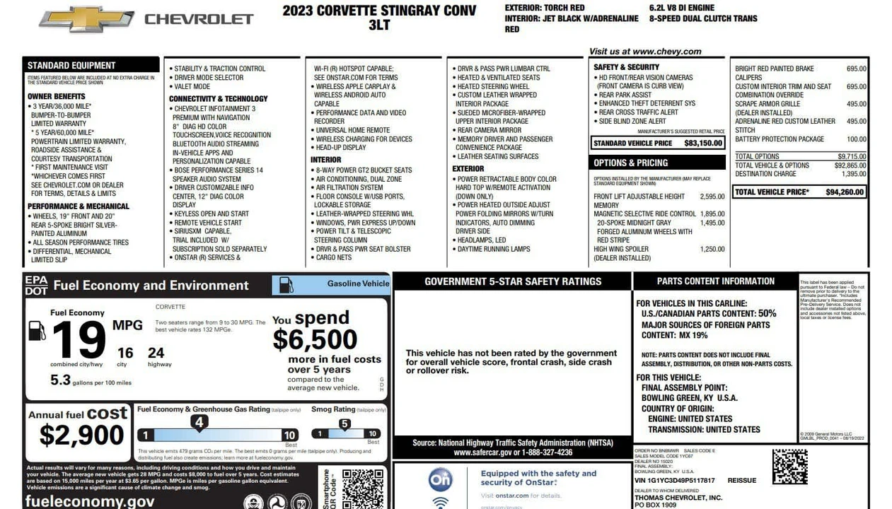 2023 Chevrolet Corvette C8 - Image 25 of 25