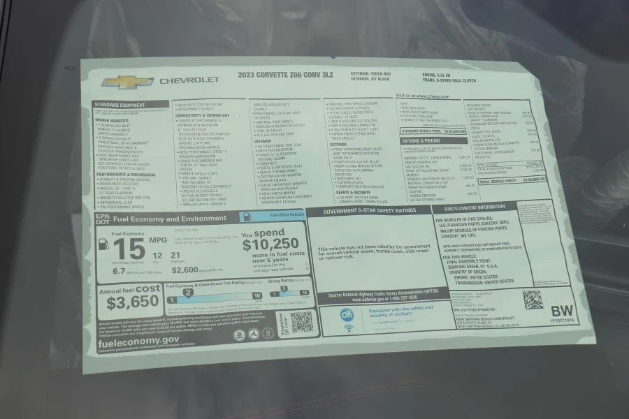2023 Chevrolet Corvette C8 Z06 - Image 29 of 30