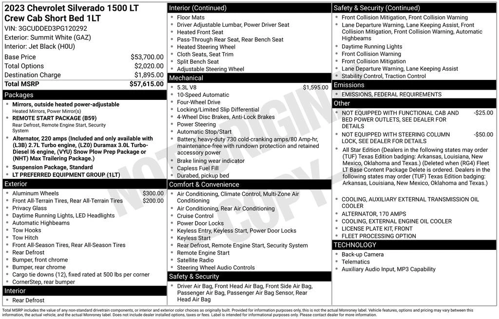 2023 Chevrolet Silverado 4th Gen - Image 4 of 12