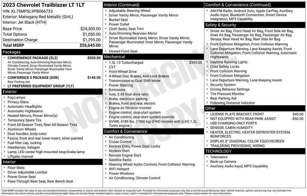 2023 Chevrolet Trailblazer - Image 4 of 12