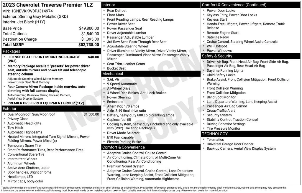 2023 Chevrolet Traverse - Image 4 of 12