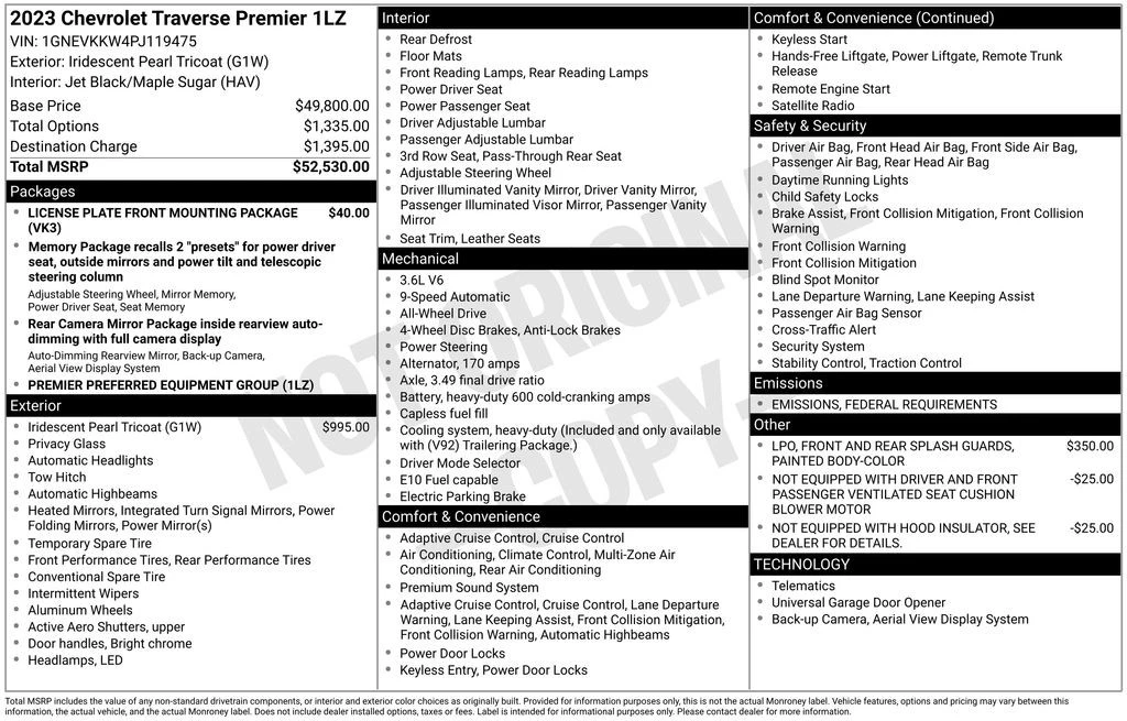 2023 Chevrolet Traverse - Image 4 of 12