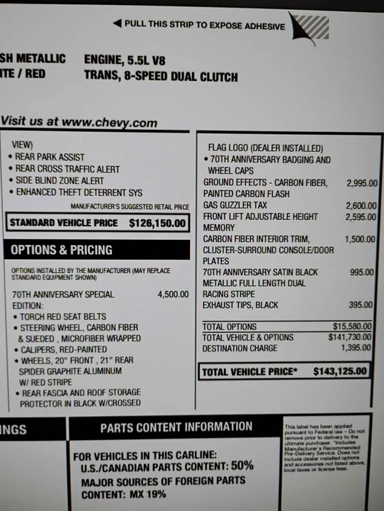 2023 Chevrolet Corvette C8 Z06 - Image 9 of 9