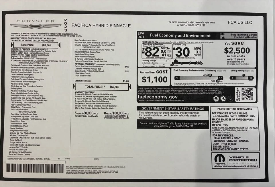 2023 Chrysler - Image 10 of 11