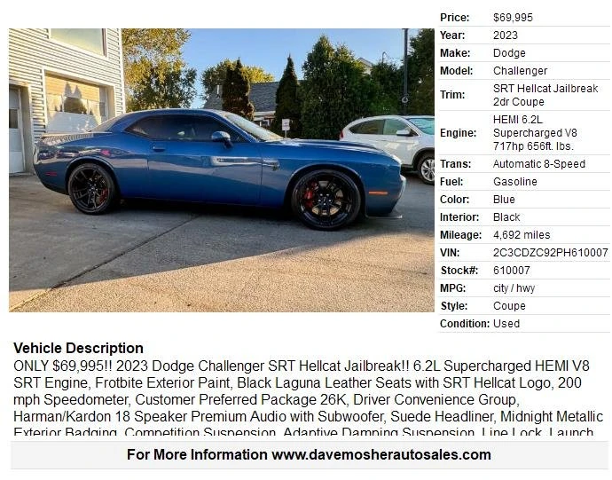 2023 Dodge Challenger 3rd Gen - Image 2 of 20