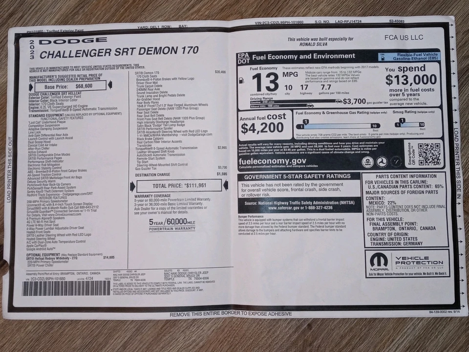 2023 Dodge Challenger 3rd Gen - Image 6 of 22