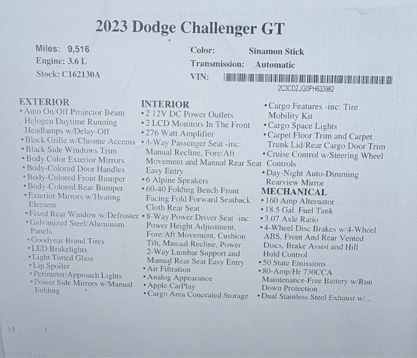 2023 Dodge Challenger 3rd Gen - Image 4 of 4