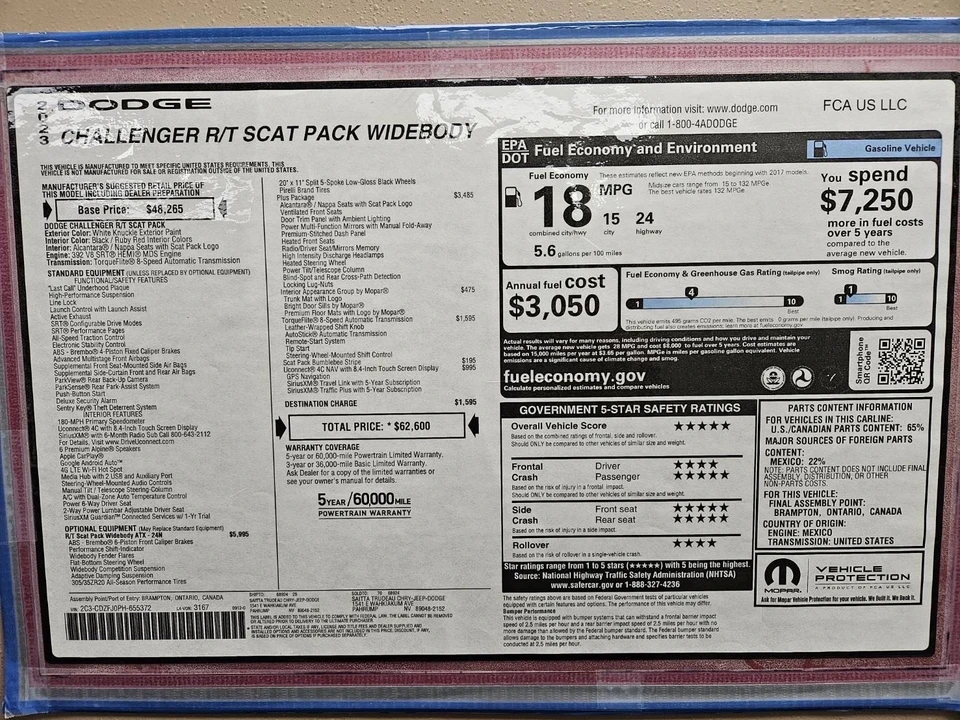 2023 Dodge Challenger SRT8 & 392 3rd Gen - Image 20 of 21