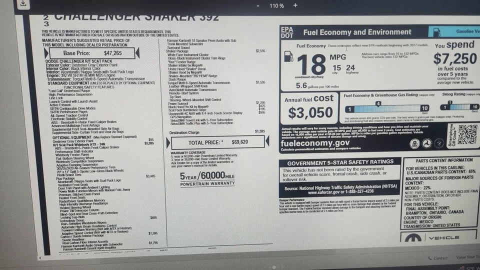2023 Dodge Challenger 3rd Gen - Image 11 of 11