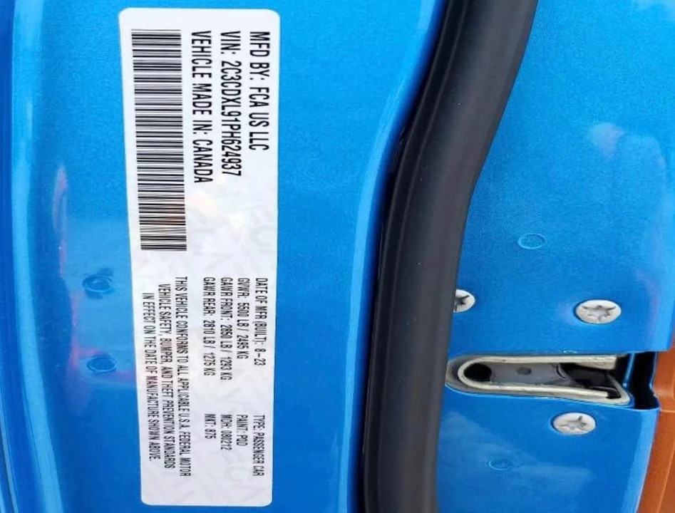 2023 Dodge Charger SRT Hellcat 7th Gen - Image 5 of 7